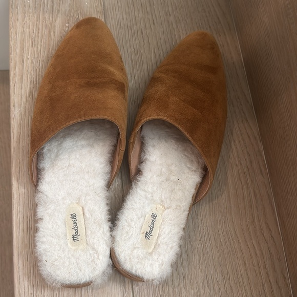 Madewell Kasey Suede wheeling mule 9 - Picture 3 of 6